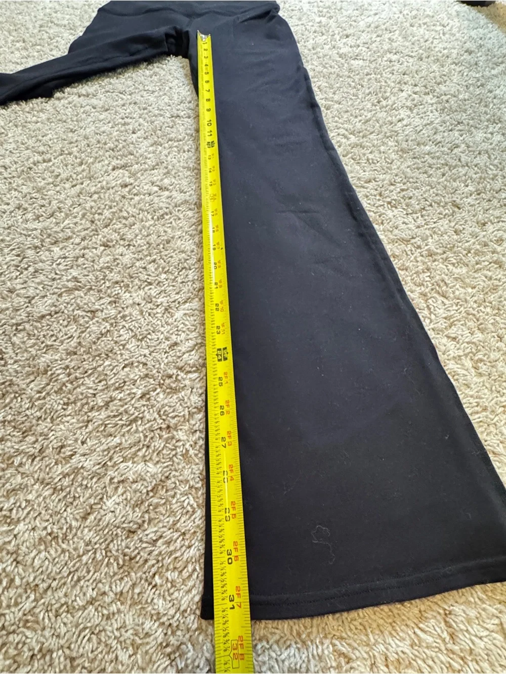 ALO Yoga Black Flared High-Waist Pants Size M